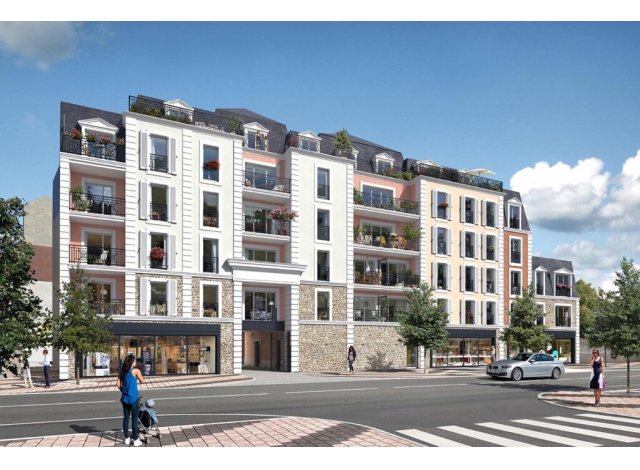 Investissement locatif en Seine et Marne 77 : programme immobilier neuf pour investir Villa du Parc  Chelles