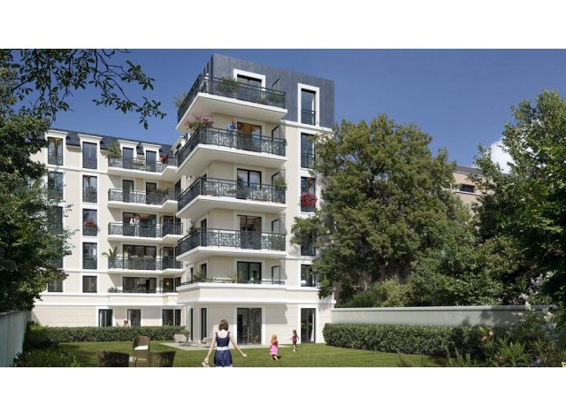 Investissement locatif dans les Hauts de Seine 92 : programme immobilier neuf pour investir Villa Boucicaut  Fontenay-aux-Roses