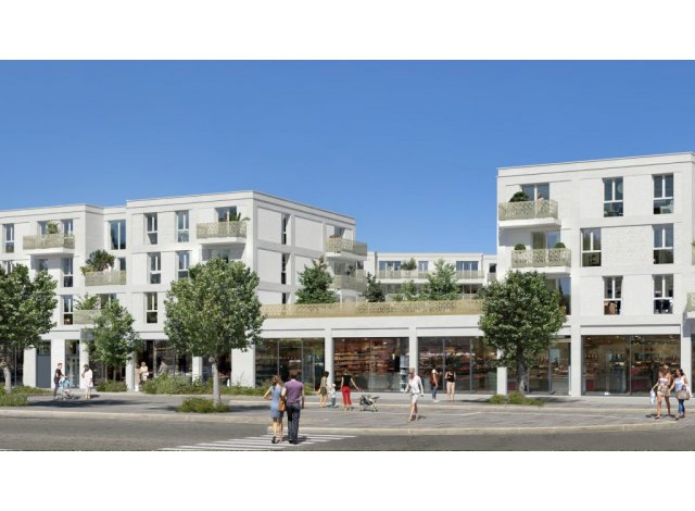 Investissement locatif en Seine-Saint-Denis 93 : programme immobilier neuf pour investir Résidence Crétier  Sevran