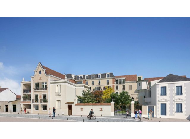 Investissement locatif dans les Hauts de Seine 92 : programme immobilier neuf pour investir Villa Collin  Puteaux