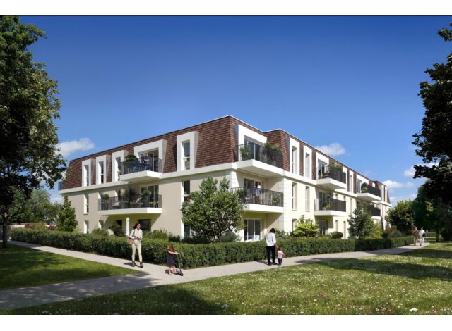 Investissement locatif en Seine et Marne 77 : programme immobilier neuf pour investir Le Parc du Manoir  Le Mée-sur-Seine