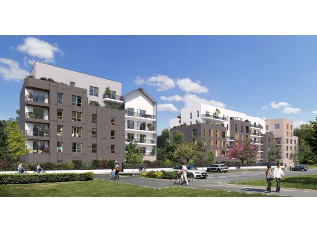 Investissement locatif en Seine-Saint-Denis 93 : programme immobilier neuf pour investir Les Terrasses Renelle  Stains