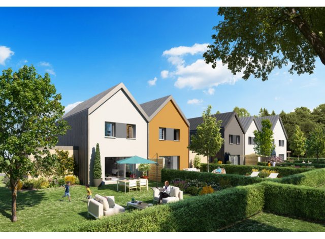 Investissement locatif dans l'Eure-et-Loir 28 : programme immobilier neuf pour investir Le Domaine des Rives  Chartres