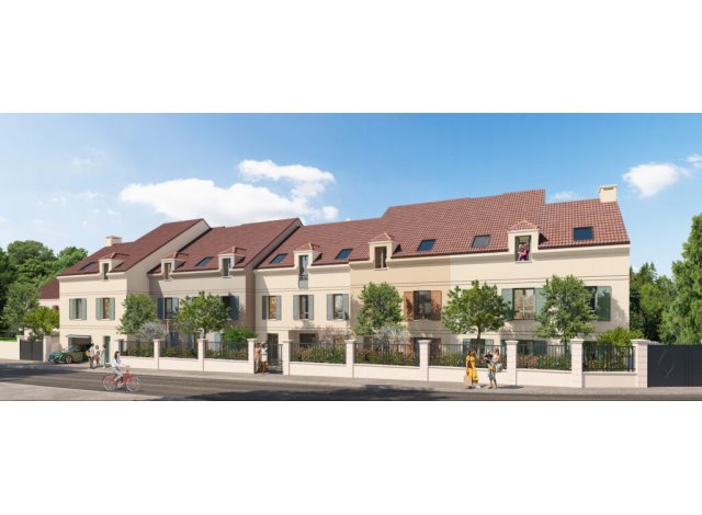 Investissement locatif dans le Val d'Oise 95 : programme immobilier neuf pour investir Villa Ginkgo  Villiers-le-Bel