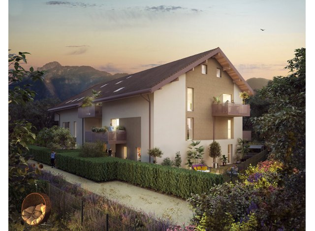 Investissement locatif en Haute-Savoie 74 : programme immobilier neuf pour investir Villas Aravis  Saint-Pierre-en-Faucigny