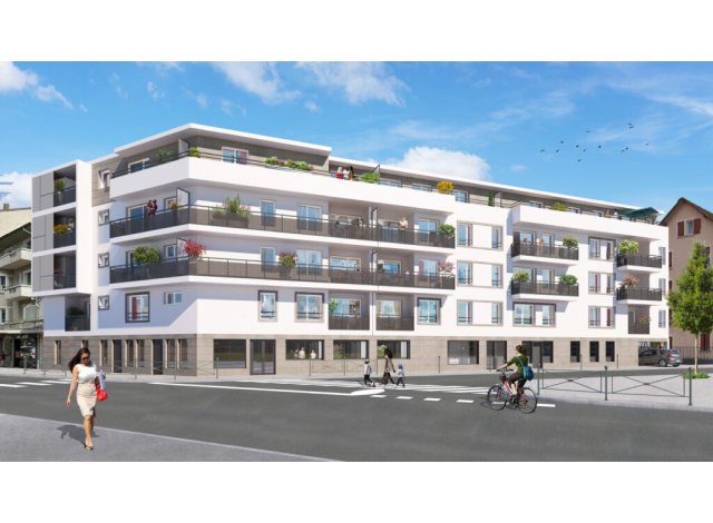Investissement locatif en Haute-Savoie 74 : programme immobilier neuf pour investir Patio Saint-Joseph  Annemasse