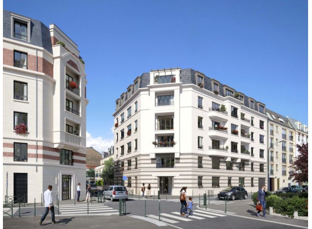Investissement locatif en Ile-de-France : programme immobilier neuf pour investir Villa des Arts II  Asnières-sur-Seine