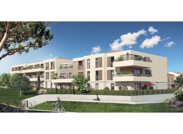 Investissement locatif en Paca : programme immobilier neuf pour investir Les Jardins de Provence  Opio
