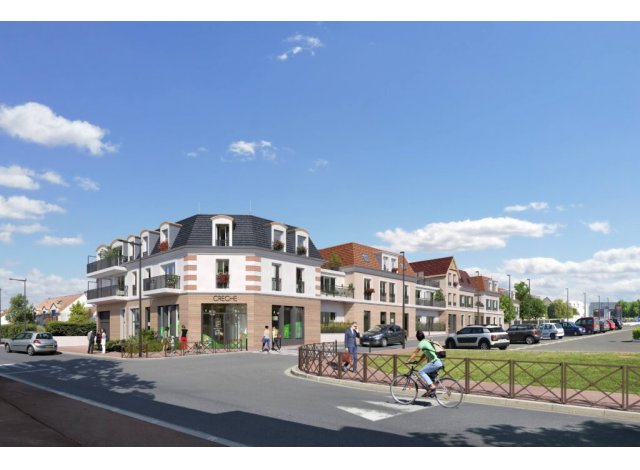 Investissement locatif dans les Hauts de Seine 92 : programme immobilier neuf pour investir Les Cottages Léonard de Vinci  Antony