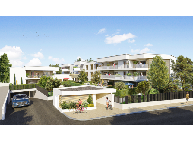 Investissement locatif en Paca : programme immobilier neuf pour investir Les Boiseries du Parc  Vitrolles