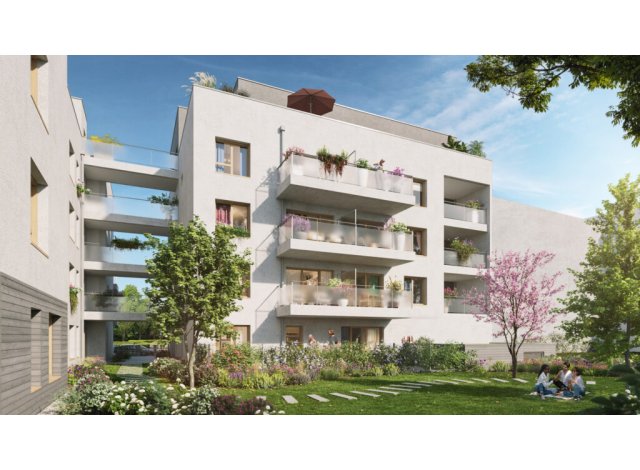 Investissement locatif  Montagny : programme immobilier neuf pour investir Square Rabelais  Saint-Fons