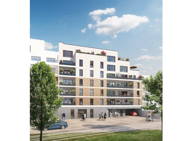 Investissement locatif en Haute-Savoie 74 : programme immobilier neuf pour investir Coeur Ambilly  Ambilly