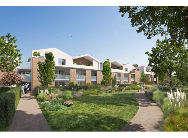 Investissement locatif en Haute-Garonne 31 : programme immobilier neuf pour investir Confidence Balma  Balma