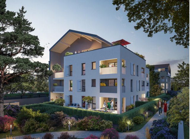 Investissement locatif  Thonon-les-Bains : programme immobilier neuf pour investir XIII Concise  Thonon-les-Bains