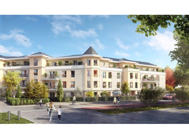 Investissement locatif dans le Val de Marne 94 : programme immobilier neuf pour investir Domaine des Marmousets  Noiseau