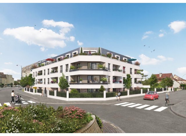 Investissement locatif en Ile-de-France : programme immobilier neuf pour investir Les Terrasses d'Albane  Pontault-Combault