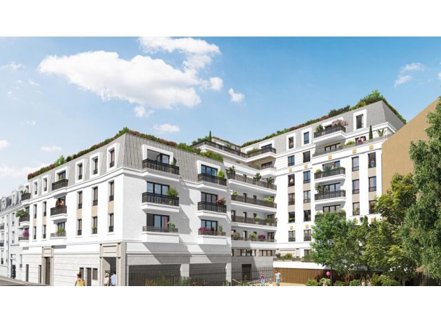 Investissement locatif dans le Val d'Oise 95 : programme immobilier neuf pour investir Les Balcons de Zola  Bezons