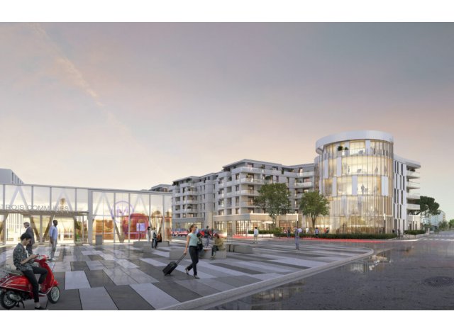 Investissement locatif dans le Val de Marne 94 : programme immobilier neuf pour investir Place et Lumières  L'Hay-les-Roses