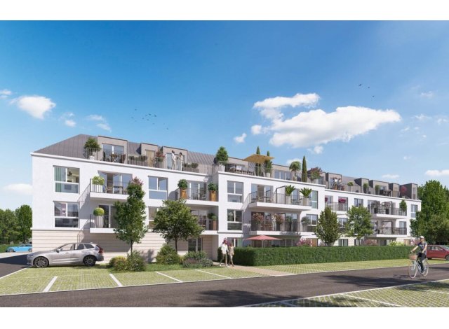 Investissement locatif  Avon : programme immobilier neuf pour investir Les Jardins du Grand Pont  Nemours