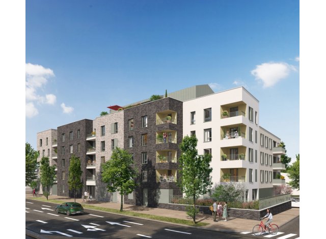 Investissement locatif en Seine-Saint-Denis 93 : programme immobilier neuf pour investir Les Jardins du Parc  Stains