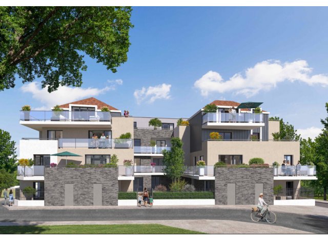 Investissement locatif  Torcy : programme immobilier neuf pour investir Villas Flora  Saint-Thibault-des-Vignes