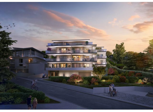 Investissement locatif  Abondance : programme immobilier neuf pour investir Green View  Evian-les-Bains