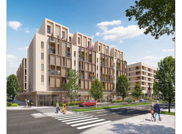 Investissement locatif en Rhne-Alpes : programme immobilier neuf pour investir Renouvaulx  Vaulx-en-Velin