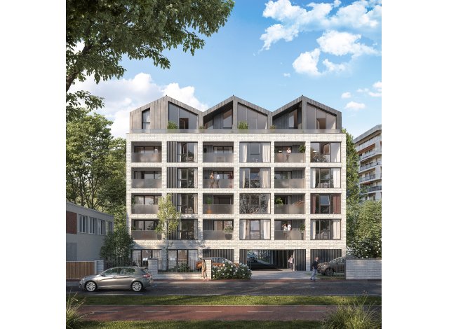 Investissement locatif dans le Nord 59 : programme immobilier neuf pour investir Yconique  Marcq-en-Baroeul