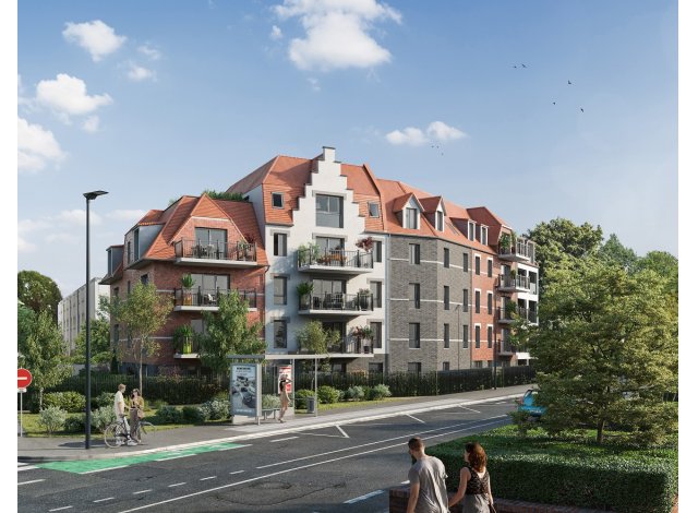 Investissement locatif  Proville : programme immobilier neuf pour investir Bellevue  Haubourdin