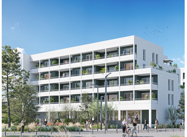 Investissement locatif en Gironde 33 : programme immobilier neuf pour investir Perspective Garonne - Connexion  Lormont