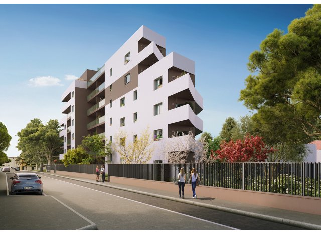 Investissement locatif en Languedoc-Roussillon : programme immobilier neuf pour investir Villa Agathe  Montpellier