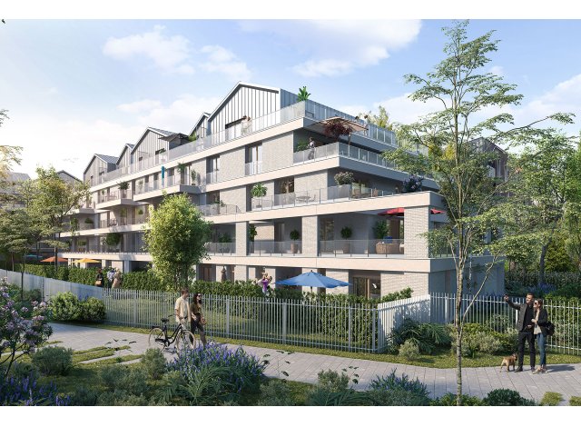 Investissement locatif dans le Nord 59 : programme immobilier neuf pour investir Attraction  Marcq-en-Baroeul