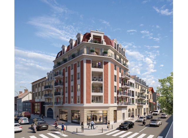 Investissement locatif en Seine-Saint-Denis 93 : programme immobilier neuf pour investir 14 Barbusse  Le Blanc Mesnil