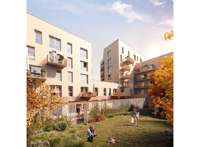 Investissement locatif  Hellemmes-Lille : programme immobilier neuf pour investir Hana  Lille
