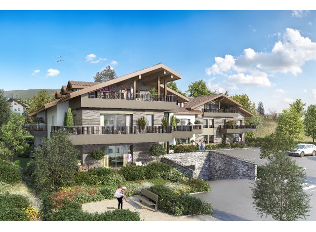 Investissement locatif en Haute-Savoie 74 : programme immobilier neuf pour investir Grand Horizon  Reignier-Ésery