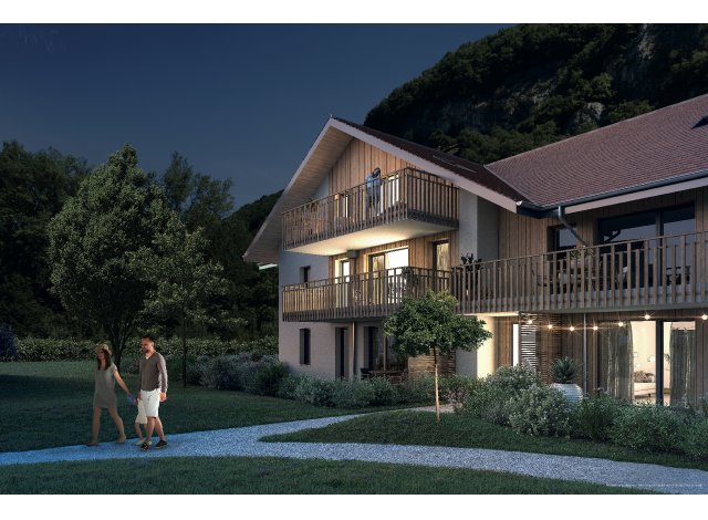 Investissement locatif en Haute-Savoie 74 : programme immobilier neuf pour investir L'Instant Nature  Sillingy