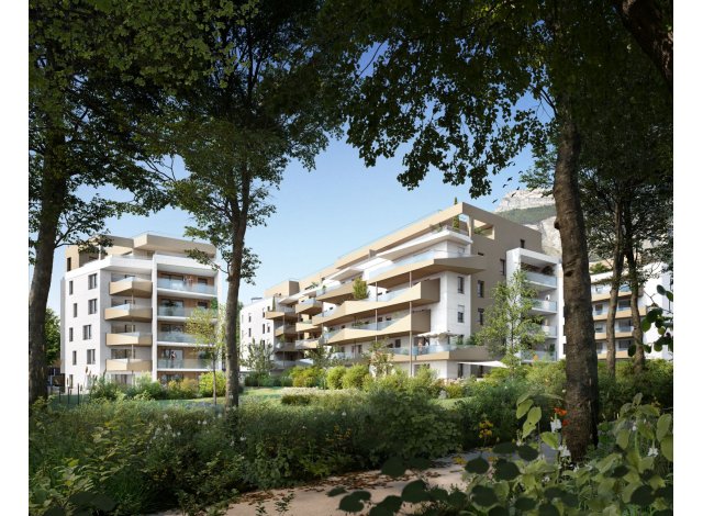 Investissement locatif  Saint-Martin-le-Vinoux : programme immobilier neuf pour investir Le Secret des Clos  Meylan