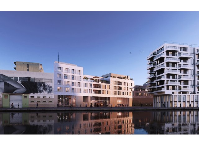 Investissement locatif en Seine-Saint-Denis 93 : programme immobilier neuf pour investir Nymphéa  Pantin