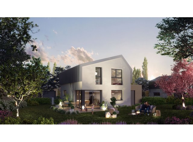 Investissement locatif en Haute-Savoie 74 : programme immobilier neuf pour investir Les Cottages de Tully  Thonon-les-Bains