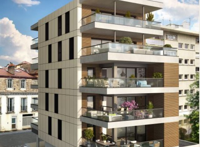 Investissement locatif en Haute-Savoie 74 : programme immobilier neuf pour investir Square 28  Thonon-les-Bains
