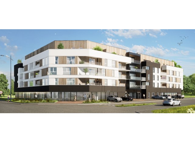 Investissement locatif en Haute-Normandie : programme immobilier neuf pour investir Les Portes du Chapitre - Saint James  Bihorel