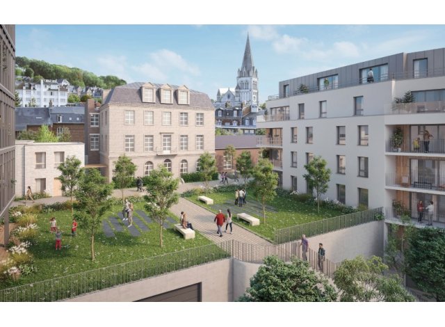 Investissement locatif en Haute-Normandie : programme immobilier neuf pour investir Rouen - Saint-Gervais  Rouen