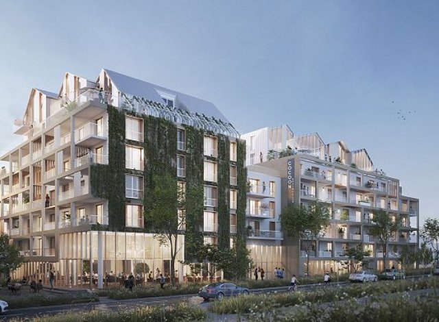 Investissement locatif en Seine-Maritime 76 : programme immobilier neuf pour investir Rouen Rive Droite  Rouen