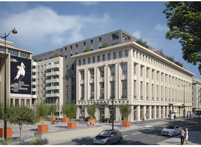 Investissement locatif en Seine-Maritime 76 : programme immobilier neuf pour investir Rouen - Hypercentre  Rouen