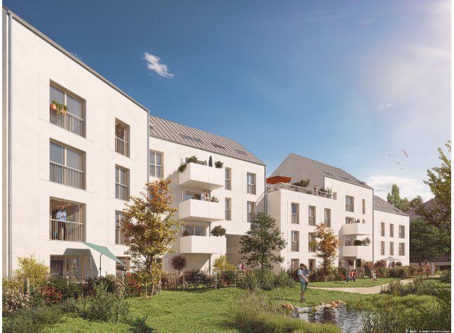 Investissement locatif en Basse-Normandie : programme immobilier neuf pour investir Residence Cecile  Caen