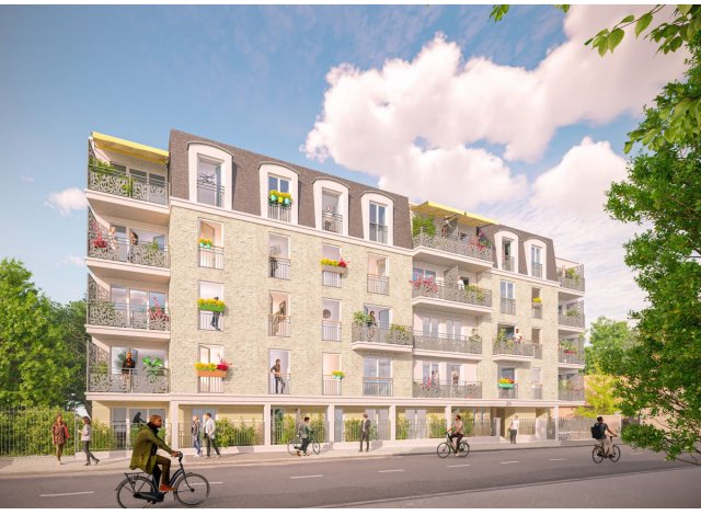 Investissement locatif en Seine-Saint-Denis 93 : programme immobilier neuf pour investir Villa des Arts  Noisy-le-Grand