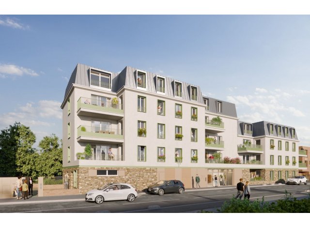 Investissement locatif en Seine-Saint-Denis 93 : programme immobilier neuf pour investir Villa du Parc  Aulnay-sous-Bois