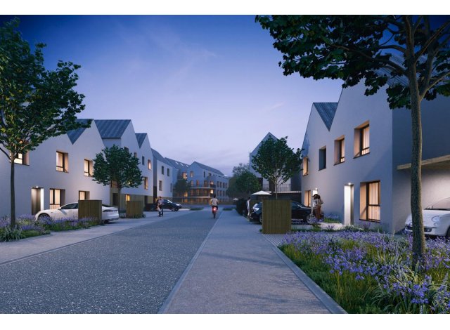 Investissement locatif  Breuillet : programme immobilier neuf pour investir Aura  Bruyères-le-Châtel