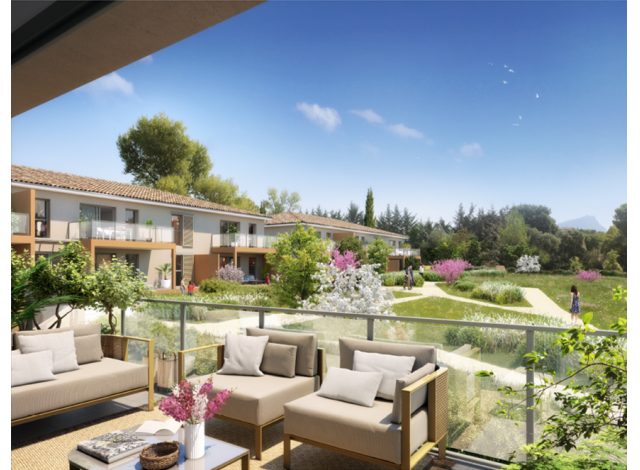 Investissement locatif  Aix-en-Provence : programme immobilier neuf pour investir Obellià  Aix-en-Provence