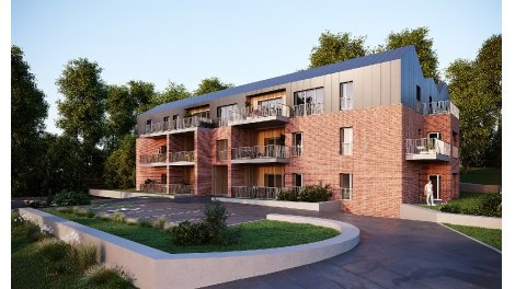 Investissement locatif en Alsace : programme immobilier neuf pour investir Terrasses du Rebberg  Mulhouse